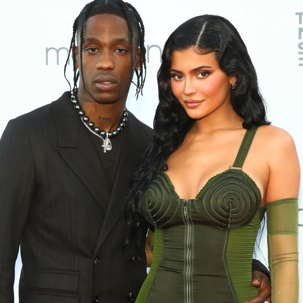 Travis Scott with wife Kylie Jenner 