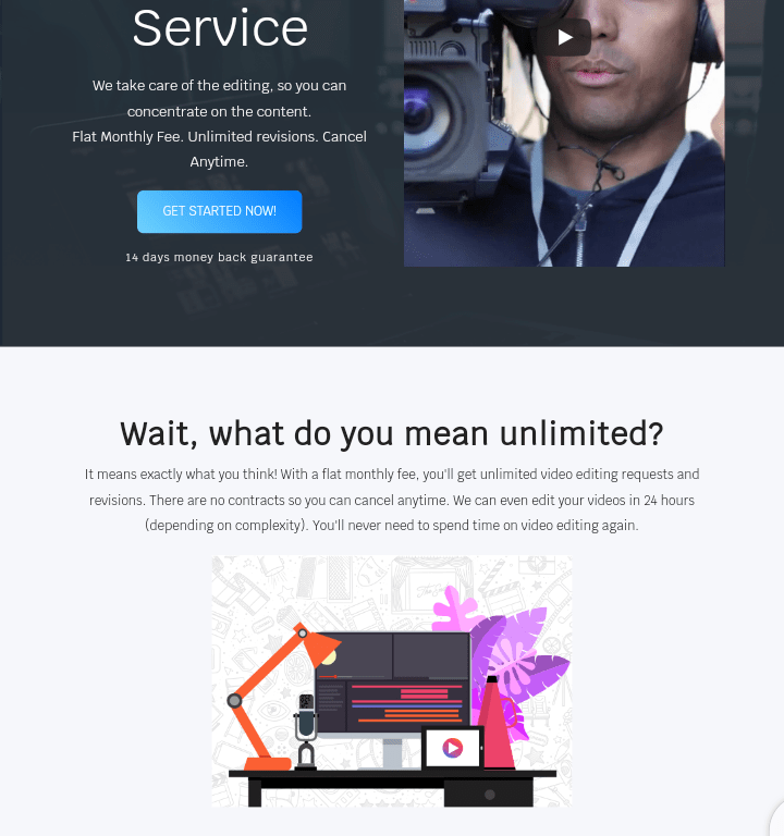 Visugu YouTube video editing services