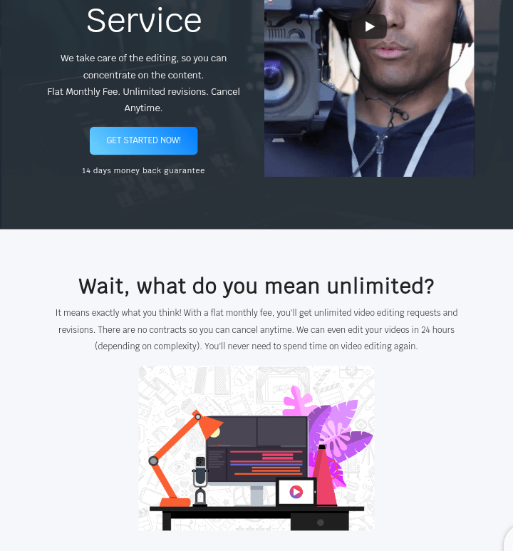 Visugu YouTube video editing services