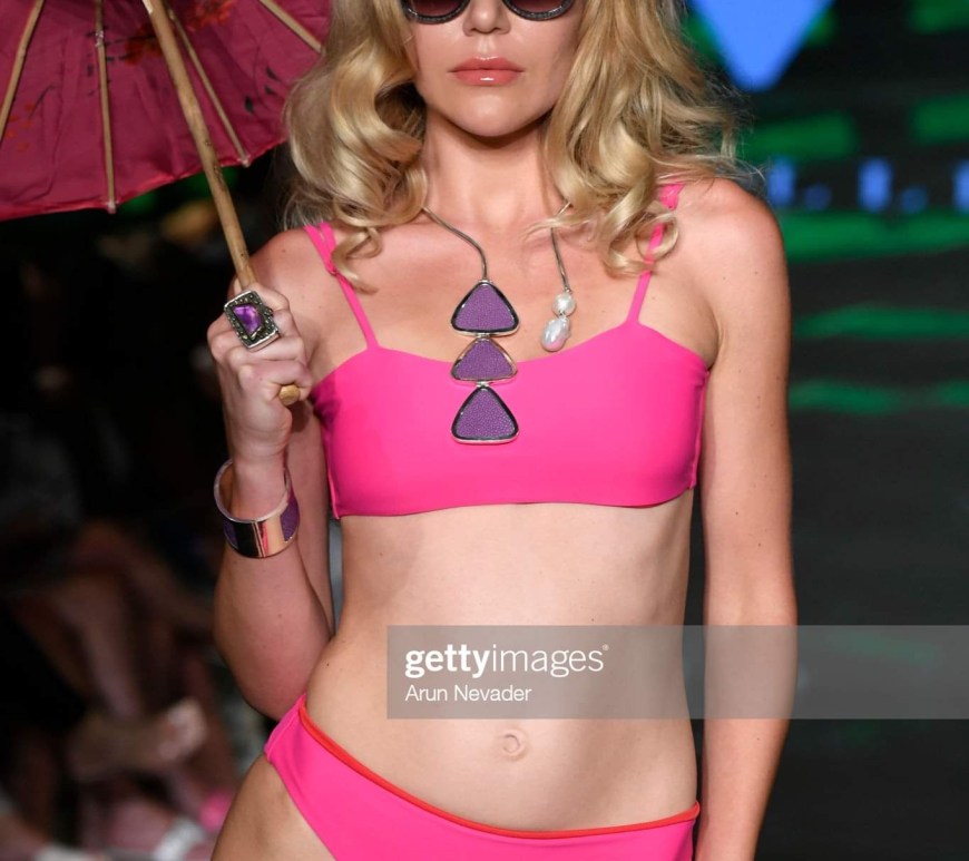 Joanna Borov rocking the runway in NYC Fashion Week